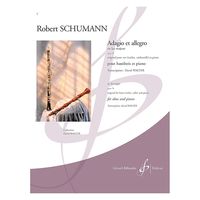 シューマン:アダージョとアレグロ Op.70 (OBOE / PIANO) GB4829 1冊（直送品）