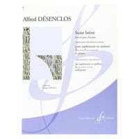 アルフレッド・デザンクロ:古典風小組曲 (EUPHONIUM/PIANO) GB7920 1冊（直送品）