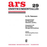 SIKORSKI(シコルスキー出版) テレマン:コンチェルト (TRUMPET/PIANO) SIK495K 1冊（直送品）