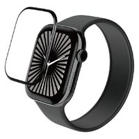 アップルウォッチ ガラス フィルム 【42mm対応】 高透明 光反射軽減 ブラック AW-24BFLGARR エレコム 1個（直送品）