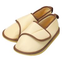 竹虎 転倒予防シューズつま先つき ベージュ LL 091185 1足