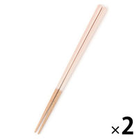 パール塗分け箸 ピンク 1セット（1膳×2） LAKOLE/ラコレ