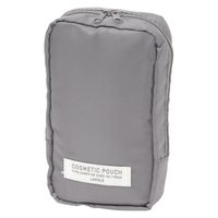 縦型コスメポーチ グレー LAKOLE/ラコレ