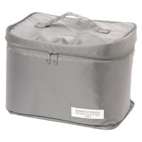 コスメバニティポーチBIG グレー LAKOLE/ラコレ