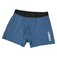 メンズ サイドロゴボクサーパンツ ブルー L LAKOLE/ラコレ