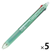 パイロット フリクションボール3スリム 0.5mm デザインシリーズ フロストグリーン LKFBS60EF-DFRG 1セット(1本×5)