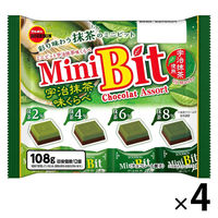 ミニビット 宇治抹茶味くらべ 108g  4袋 ブルボン