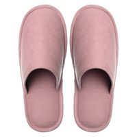 ニッポンスリッパ スリッパ 抗菌 抗ウイルス クリンデイズ　抗ウイルス生地使用　薄型外縫い Mサイズ　ピンク 1足