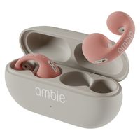 ambie サウンドイヤーカフ　フラミンゴ×ベージュ AMーTW02/FBC 1個