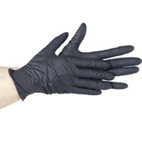 ミズムジャパン MISM クリーンニトリル手袋L 粉なし 100枚入り ブラック 【食品衛生法適合】 1箱（直送品）