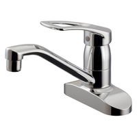 カクダイ シングルレバー混合栓 116-112 1個（直送品） - アスクル