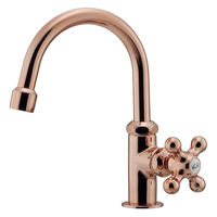 カクダイ 泡沫立形スワン水栓 KB 700-850-BR 1個（直送品）