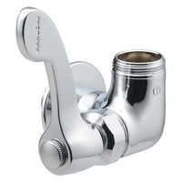 カクダイ 左ハンドル横形自在水栓 724-596-13QR 1台（直送品）