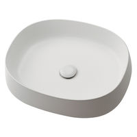 カクダイ 丸型洗面器 マットホワイト LY-493231-W 1台（直送品）