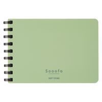 コクヨ スーファ ソフトリングノート メモサイズ 緑 メーSV778S4ーG 1冊