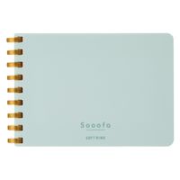 コクヨ スーファ ソフトリングノート メモサイズ 青 メーSV778S4ーLB 1冊