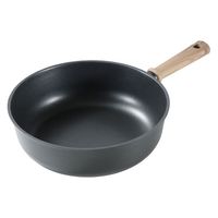LIV PLUS CAROTE（カローテ） 超深型フライパン 28cm IH ガス火対応 ブラック NMー5105 1個