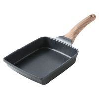 LIV PLUS CAROTE（カローテ） 卵焼き器 14×18cm IH ガス火対応 ブラック NMー5106 1個