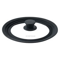 LIV PLUS CAROTE（カローテ） ガラス蓋 18cm 20cm 22cm 兼用 ブラック NMー5112 1個