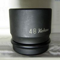 エスコ 1”DR/ 2・ 1/4” インパクトソケット(インチ) EA164FB-229A 1個（直送品）