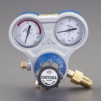 エスコ 酸素調整器(関西式雄ネジ/乾式安全器内蔵型) EA316A-3BA 1個（直送品）