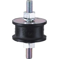 倉敷化工 防振ゴム 丸形防振ゴム KA KAー40ー40H 1セット(4P)（直送品）