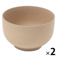 手まり雑煮椀2 ベージュ 1セット（1個×2） LAKOLE/ラコレ
