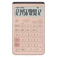 カシオ デザイン電卓 Comfy　JTー200TーPKーN　グレイッシュピンク JTー200TーPKーN 1台