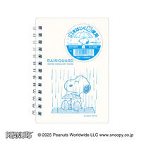 日本ノート リングメモ レインガード スヌーピー B7 7mm40枚 ホワイト SWP88W 1冊