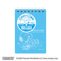 日本ノート リングメモ レインガード スヌーピー A7 7mm40枚 Sブルー SWP59SB 1セット(1冊×3)