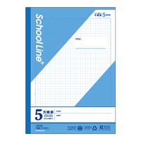 日本ノート 学習帳 スクールライン+ セミB5 5mm方眼罫 30枚