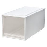 引き出し収納】 天馬 フィッツケース 74ー39XL ホワイト/クリア