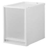 【引き出し収納】　天馬　フィッツケース マルチ 40ー30Lホワイト/クリア　幅30.0×奥行40.0×高さ40.0cm　1個