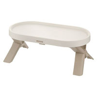 たためるペットテーブル ダブル ベージュ 1個 リッチェル 犬用（わけあり品）