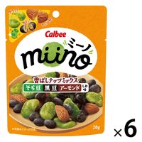 カルビー miino そら豆しお味 4901330803544 1セット(28g×24個