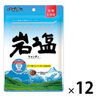 塩分商材 塩分補給 個包装 岩塩キャンディ 90g 1セット（1個×12） 扇雀飴本舗