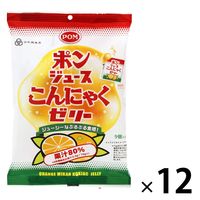 ゼリー 個包装 ポンジュース こんにゃくゼリー 16g×9個入 1セット（1袋×12） 日本橋菓房