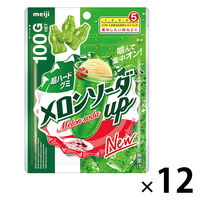 グミ 食べきりサイズ メロンソーダアップ 100g 1セット（1個×12） 明治