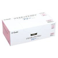 オオサキメディカル プラスチックエプロン 袖なし