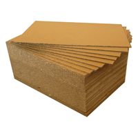 シモジマ 板ダンボール 茶 A4 寸法：297×210mm 紙厚：3mm 1梱包（50枚入） FB10-0050-AS