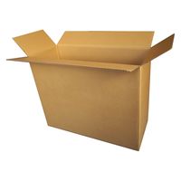 【140サイズ】シモジマ PCモニター用ダンボール 24インチ 外寸法：620×260×480mm 1セット（1梱包（30枚入）×5）