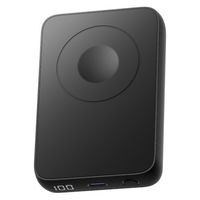 CIO モバイルバッテリー 5000mAh マグネットワイヤレス充電対応スマホスタンド付き ブラック 1個