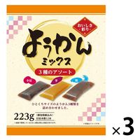よっかんようかん様 リクエスト 7点 まとめ商品 羊羹 個包装 ようかんミックス3種のアソート 223g 12個入 1