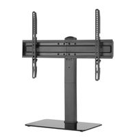 グリーンハウス  耐荷重４０ｋｇ　３７ー７０インチ用大型テレビ用テーブルトップテレビスタンド GH-TVSBL-BK（直送品）