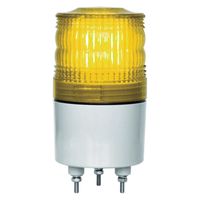 日惠製作所 ニコトーチ70 VL07R型 LED回転灯 70パイ 黄 VL07R-D24NY 1台