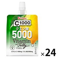 C1000 ビタミンゼリー クエン酸5000 1セット（1個180g）×24） ハウスウェルネスフーズ