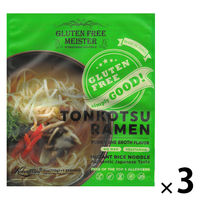 グルテンフリーインスタントラーメンとんこつ風 （液体スープ）113g 1セット（1個×3） 小林生麺