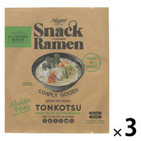 スナックラーメンとんこつ風 （粉末スープ付き／紙包装）92g 1セット（1個×3） 小林生麺