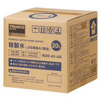 トラスコ中山 工業用精製水20L コック付き 1箱 オリジナル