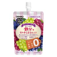 ぷるんと蒟蒻プラス　鉄分＋マルチミネラル　グレープミックス風味 1セット（1個（130g）×6）　栄養機能食品　オリヒロ　ゼリー
